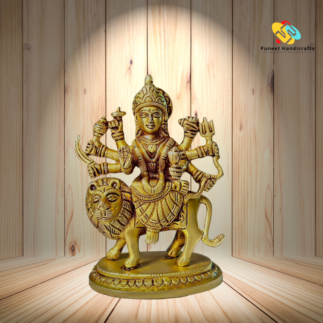 Durga ji Brass Statue Idol
